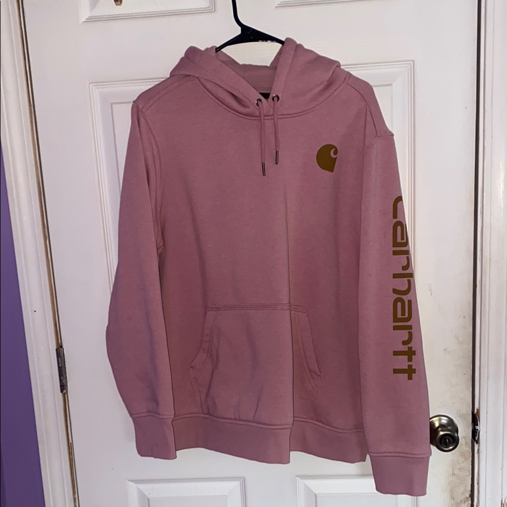 Carhartt Pink Hoodie with Logo (new)